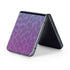 Cheetah Print Purple and Blue Galaxy Z Flip5 5G Skin